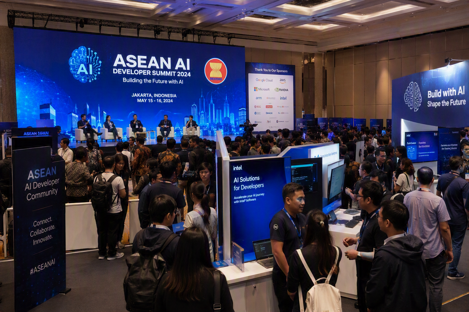 Partner exhibition at the AI summit